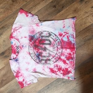 [AC/DC] tye dye tshirt